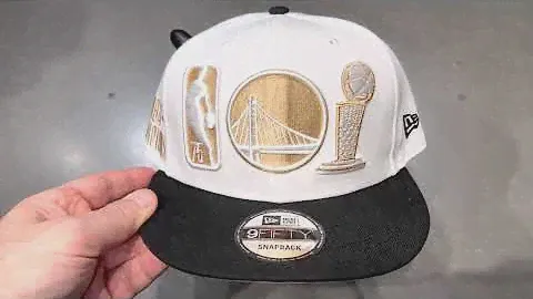 Golden State Warriors New Era 9FIFTY Snapback Hat Championship Patch
