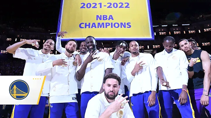 Golden State Warriors Receive 2022 NBA Championship Rings 💍