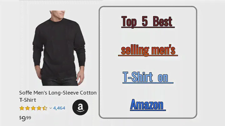 Top 5 Best selling men's T-shirts on Amazon